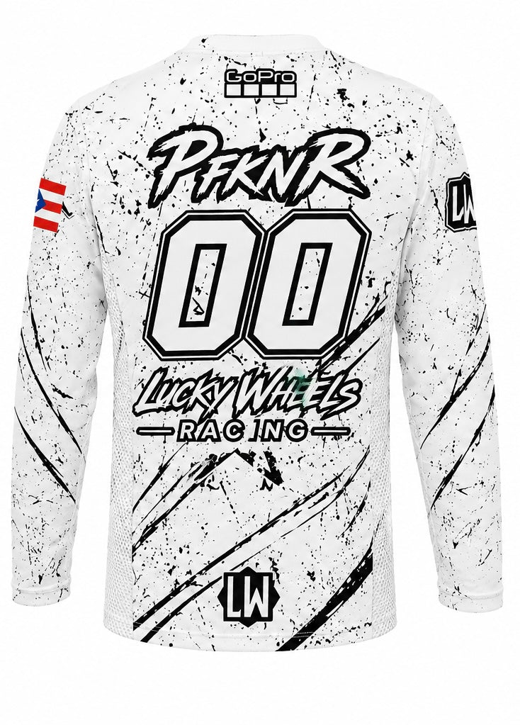 Jersey blanco espalda