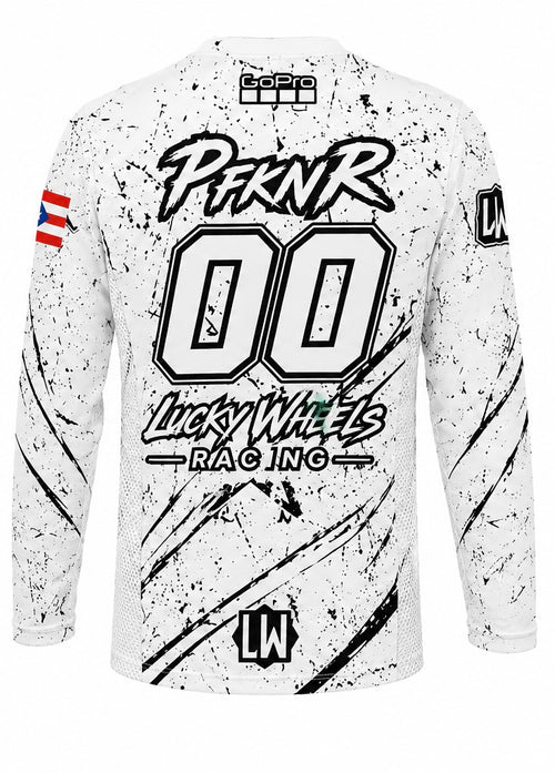Jersey blanco espalda